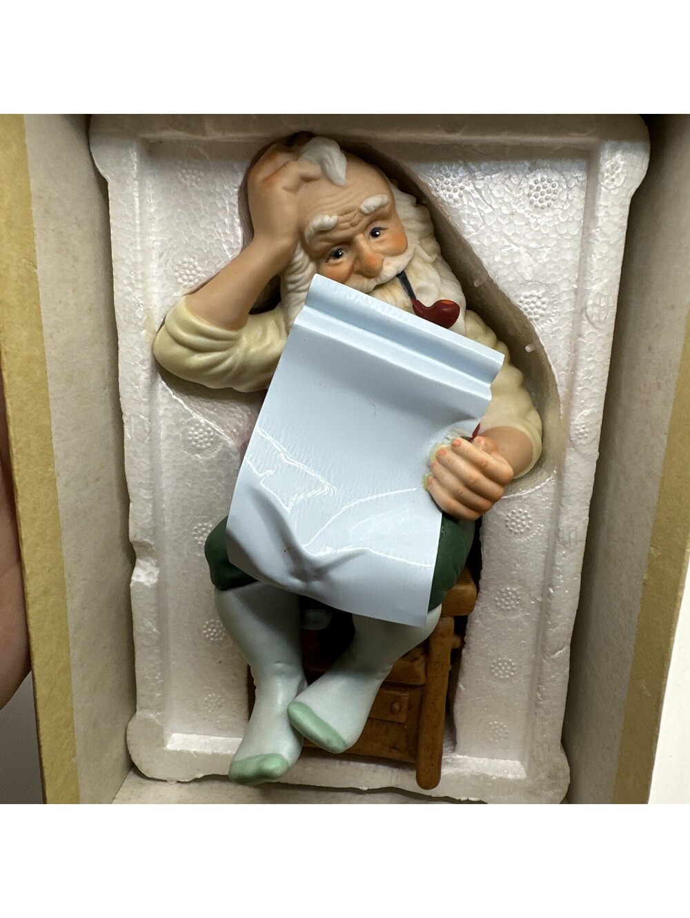 Hallmark Santa Blueprint for Christmas 2nd in Toymaker Series 1987 Original Box